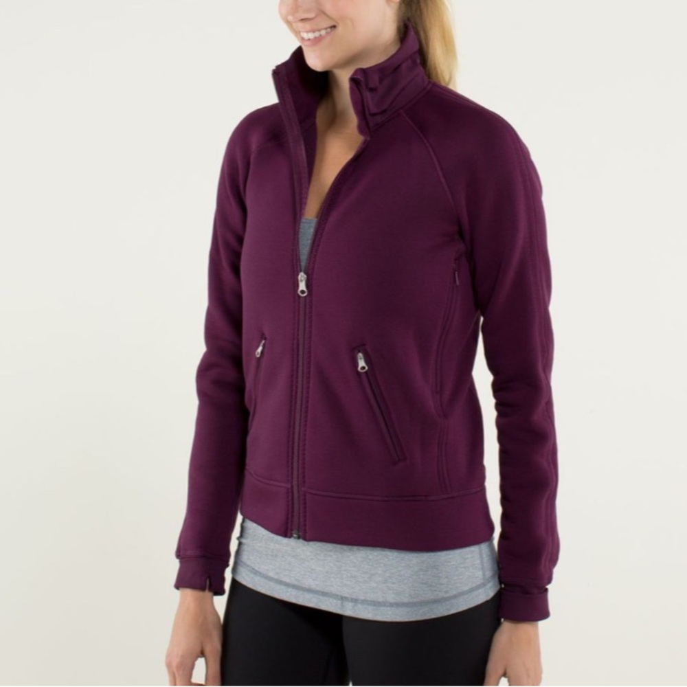 Lululemon Lululemon Keep It Cozy Jacket
Plum